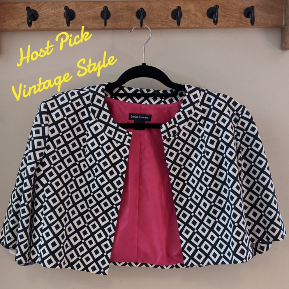 Vintage Jessica Howard Cropped Jacket Size 16